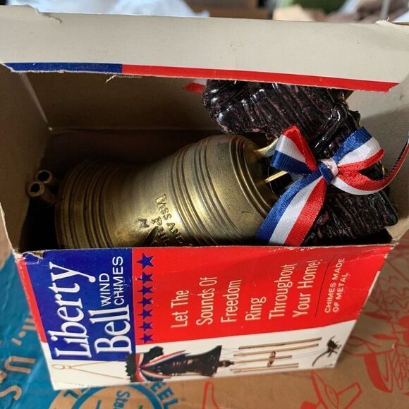 Vintage Liberty Bell Wind Chimes - Picture 10 of 10